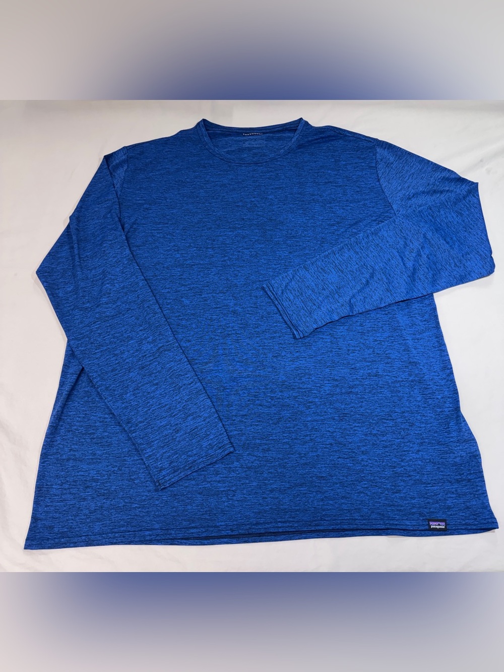Patagonia Capilene Cool Daily Shirt Long Sleeve Heather Blue Mens XXL